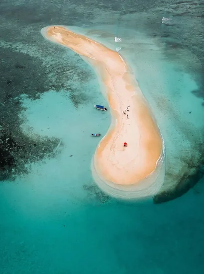 Wild beach and kitesurf lagoon at Isla Blanca — private transfer from Cancun Airport